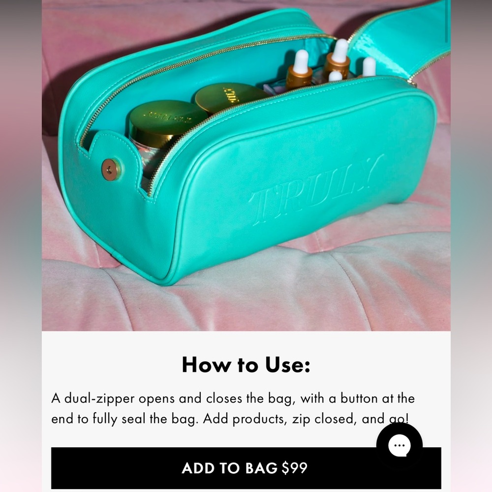 Truly Makeup Bag
Brand New